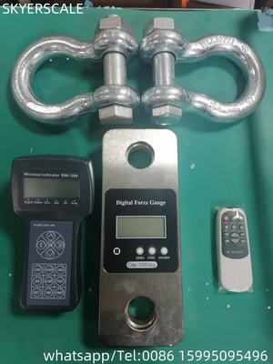 LCD Digital Wireless Tension Load Cell Dynamometer Crane Scale Load Cell 10 Ton