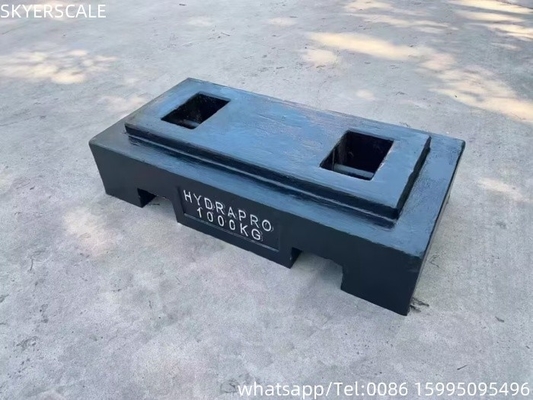 1000kg Berat uji besi cor counterweights Berat uji untuk crane