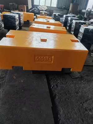 Berat standar 5000kg Berat uji Beban uji beban lift, Berat besi