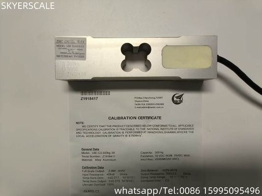 Zemic Brand Load Cell Sensor L6E-300kg Untuk Skala 30x40cm -200kg