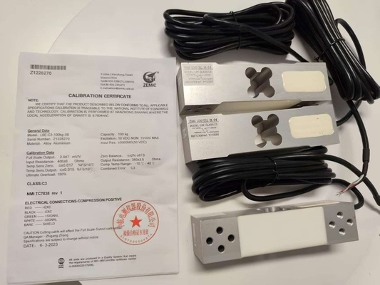 Zemic Brand Load Cell Sensor L6E-100kg Untuk 30x30cm -50kg Bench Platform Weighing Scales
