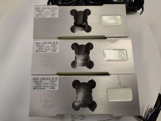 L6G 500kg Load Sensor Cells Zemic Brand Untuk Timbangan Platform Industri