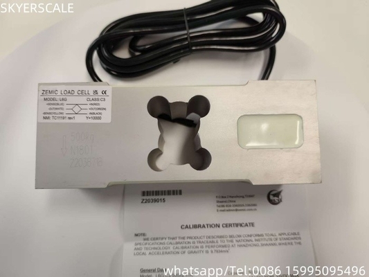 Sel sensor beban ZEMIC L6G 500kg untuk skala bench platform berat industri