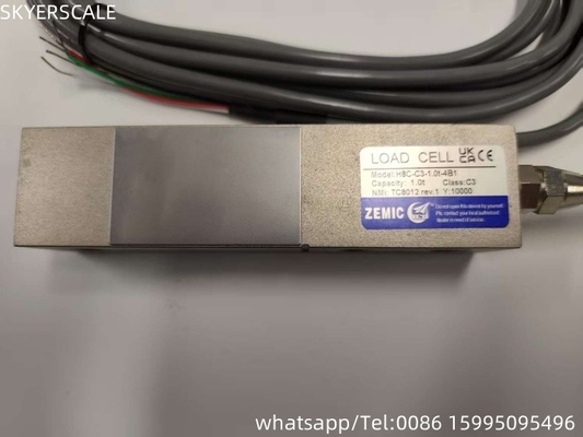 ZEMIC H8C 1 Ton C3 Kelas Shear Beam Load Cell Transducer OIML NETP Sensor Untuk Menimbang Skala