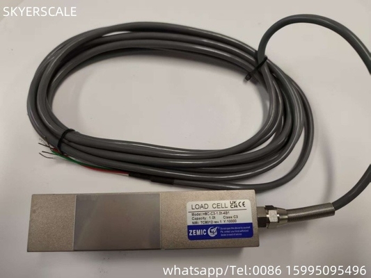 ZEMIC H8C 1 Ton C3 Kelas Shear Beam Transducer Sensor untuk skala penimbang lantai