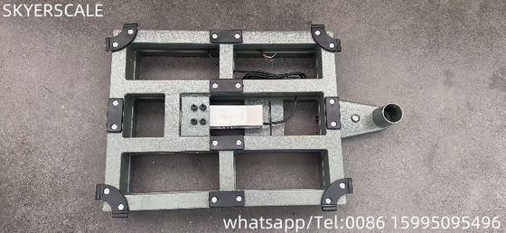 Skala Timbang Digital Bangku Baja Ringan 40x50cm 200kg Dengan Sel Beban Zemic L6E3