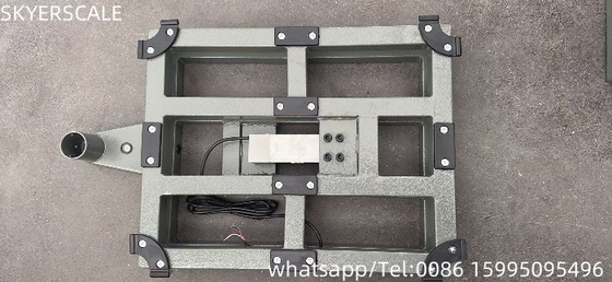 Skala Timbang Digital Bangku Baja Ringan 40x50cm 200kg Dengan Sel Beban Zemic L6E3