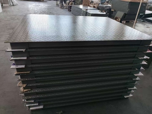 Baja Ringan 0.8mx1.2m Platform 3Ton Berat Berat Skala Lantai Industri Skala
