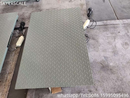 3T-5T Nominal Load Skala Lantai Baja Ringan 0,9x1,5m Untuk Aplikasi Industri