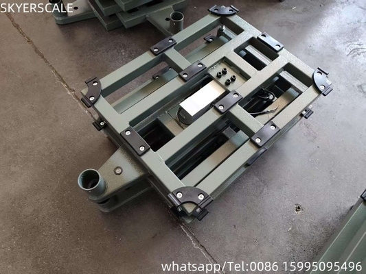 Industri Aluminium Load Cell Digital Bench Skala 300x400mm 60kg Untuk Berat Tepat