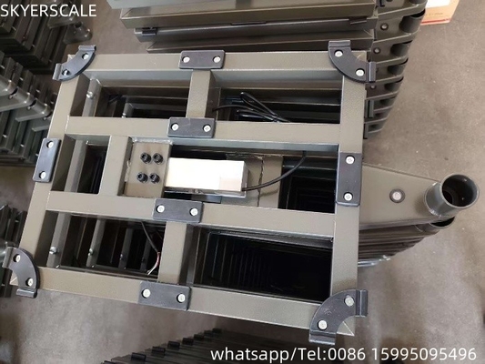 Industri Aluminium Load Cell Digital Bench Skala 300x400mm 60kg Untuk Berat Tepat
