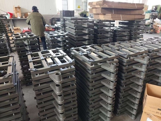 Industri Aluminium Load Cell Digital Bench Skala 300x400mm 60kg Untuk Berat Tepat