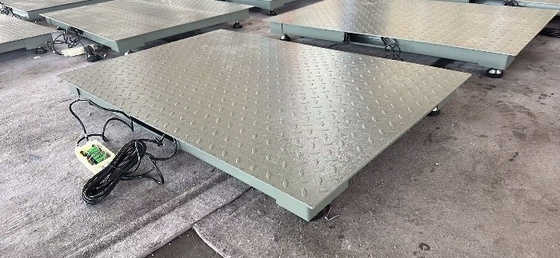 Timbangan platform baja karbon 0,8x 1,2 m 2t