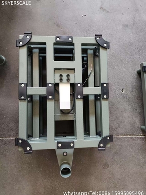 Elektronik 450 X 550 Mm 300kg Baja Ringan Kompak Platform Menimbang Layar LED Besar