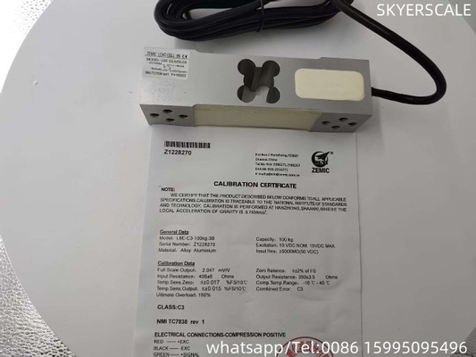 Zemic L6E 100kg OIML disetujui untuk timbangan bench