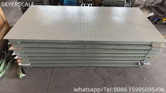 Timbangan lantai industri 1.2x2m Dengan beban nominal 3000 kg Dan tampilan LED / LCD