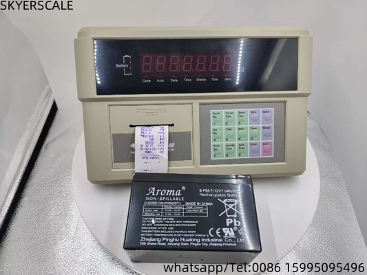 Menimbang Indikator Monitor Plastik YAOHUA XK3190-A9P Dibangun Di Printer Untuk Skala Truk