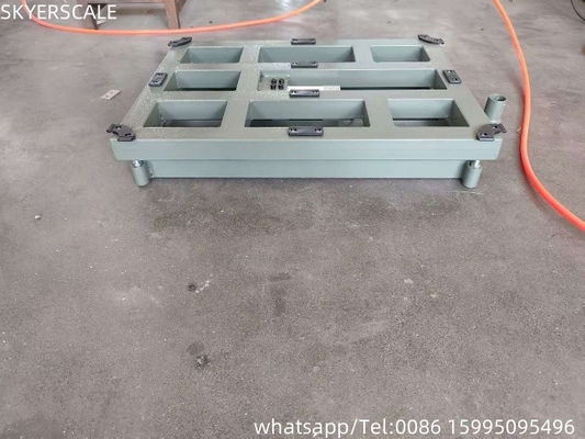 Baja Karbon Digital 50x50xm 500kg Platform Skala Bench Scale Dengan Indikator Menimbang A12E