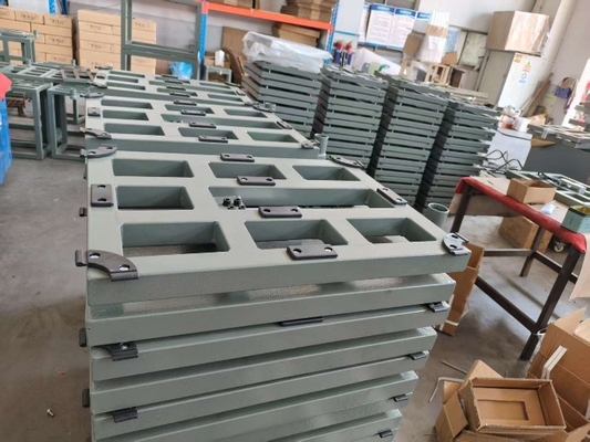 Baja Karbon Digital 50x50xm 500kg Platform Skala Bench Scale Dengan Indikator Menimbang A12E