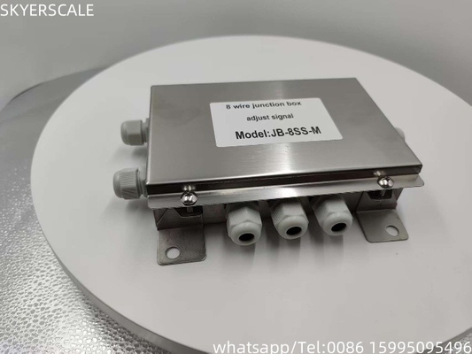 Truck Scale JB-8 8 Wire Stainless Steel Junction Box Untuk Weighbridge