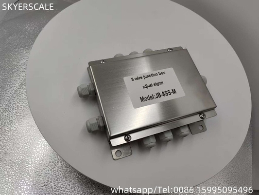 Truck Scale JB-8 8 Wire Stainless Steel Junction Box Untuk Weighbridge