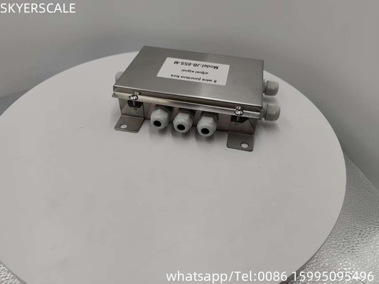 Stainless Steel 8 Line Adjust Signal Sum Box Connect 8pcs Load Cell Untuk Timbangan Truk