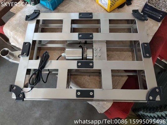 304 Baja tahan karat 80x80cm Bench Scale Skala platform tugas berat Inox 800kg