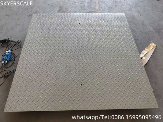 1.2x2m 3t Digital Industrial Carbon Steel Platform Lantai Skala