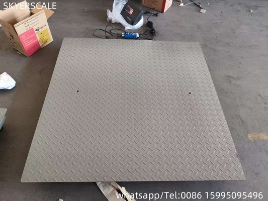 1.2x2m 3t Digital Industrial Carbon Steel Platform Lantai Skala