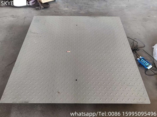 1.2x2m 3t Digital Industrial Carbon Steel Platform Lantai Skala