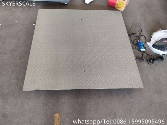0.9x1.5m 2t Platform Skala Baja Karbon Elektronik Timbang Skala Lantai Digital Industri