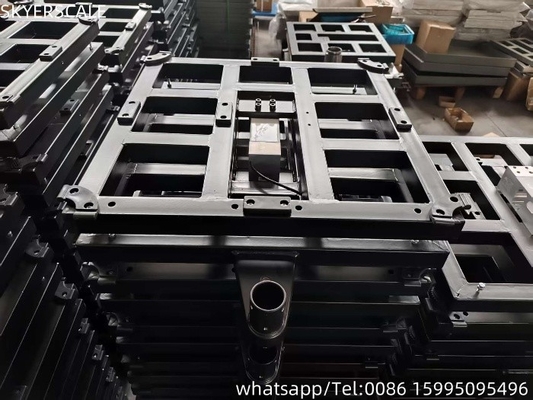 Baja Ringan 450x450mm 500kg Skala Bangku Berat Dengan Zemic L6G 600kg Load Cell