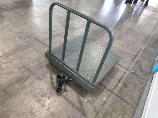 50x60cm Skala Bangku Bahan Baja Karbon + Piring kotak Panel Balance Skala Elektronik untuk 300 kg