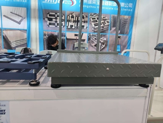 50x60cm Skala Bangku Bahan Baja Karbon + Piring kotak Panel Balance Skala Elektronik untuk 300 kg