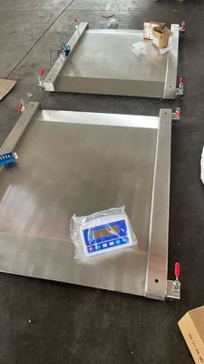 Heavy Duty Electronic 304 Full Stainless Steel Platform Lantai Skala 1.2x1.2m 3 Ton