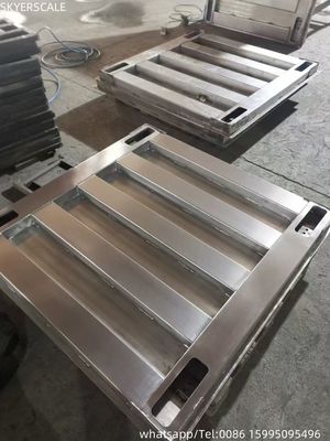 Heavy Duty Electronic 304 Full Stainless Steel Platform Lantai Skala 1.2x1.2m 3 Ton