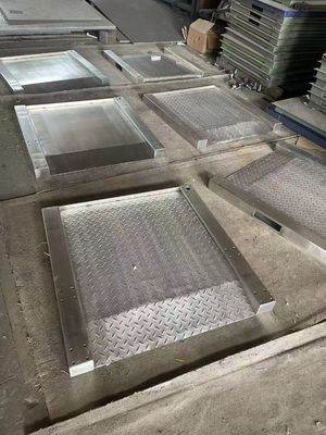 Heavy Duty Electronic 304 Full Stainless Steel Platform Lantai Skala 1.2x1.2m 3 Ton