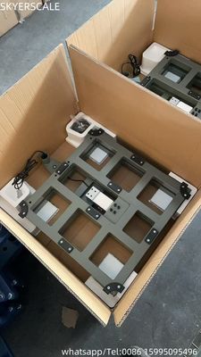 Timbangan Berat Platform Tugas Berat Timbangan Elektronik Digital 500x500mm 300Kg Dengan Backrail