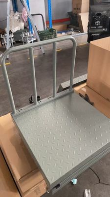 Timbangan Berat Platform Tugas Berat Timbangan Elektronik Digital 500x500mm 300Kg Dengan Backrail