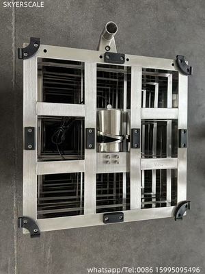600x600mm 500kg 304 Skala platform penimbang stainless steel penuh