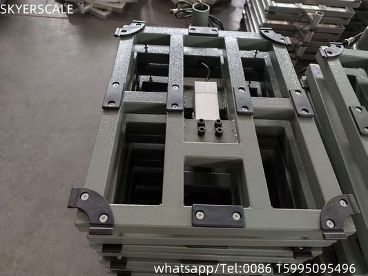 300 x 400mm Skala Platform Bangku Elektronik Perlindungan Overload Baja Karbon 100kg kapasitas