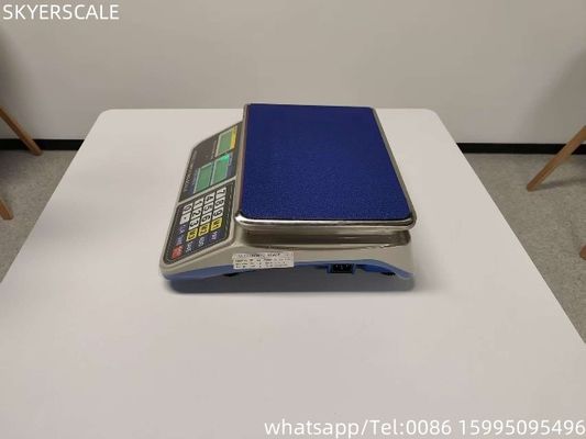 AC / DC Power Supply Perhitungan Elektronik Makanan Berat Timbang Skala Dengan Layar LED Hijau