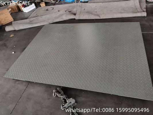 Platform Elektronik Lantai Skala Penimbang Skala Platform Digital 5t 10t Baja Karbon AC / DC 110v / 220v