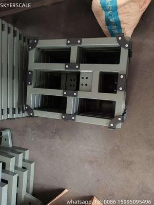 500x600 mm 300kg Karton Baja Platform Menimbang Skala Industri Berat Bangku Skala Dengan KELI UDA Atau Zemic L6G Load Cell