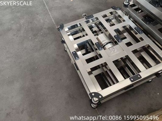 Skala Digital Bench Waterproof Stainless Steel 500x600mm 500kg Berat Skala Cetak LED Indikator Elektronik