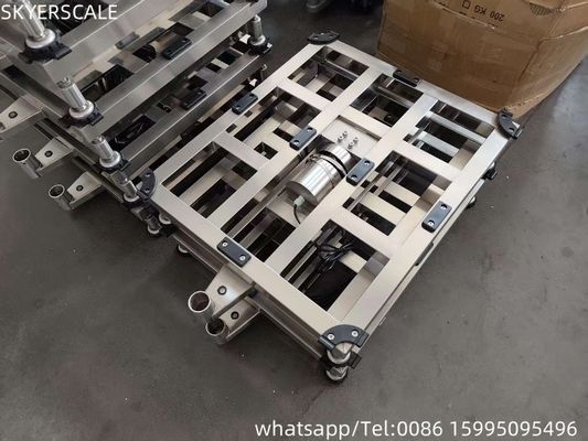 Skala Digital Bench Waterproof Stainless Steel 500x600mm 500kg Berat Skala Cetak LED Indikator Elektronik