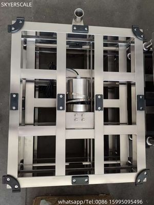 Inoks tahan air 600x800cm 500kg tinggi Keakuratan Industri Digital Elektronik Bench Platform Skala