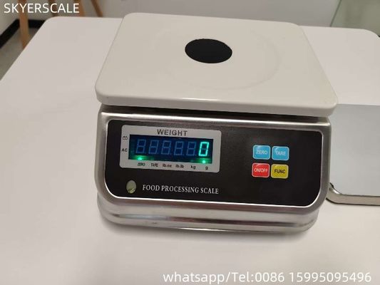 Skala Berat Elektronik IP68 Seri D6 Stainless Steel Waterproof Skala Berat Digital Meja Atas