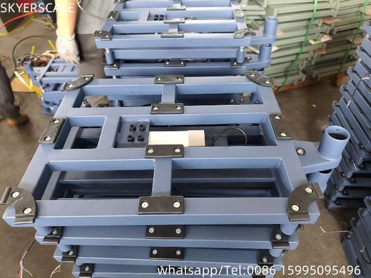 Skala Platform Bangku Elektronik 400x500mm Perlindungan Overload Baja Karbon 100kg 200kg 300kg
