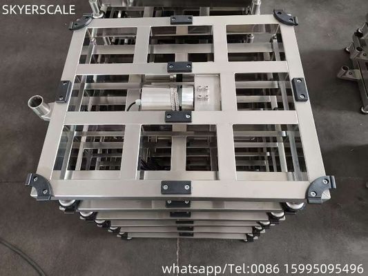 Stainless Steel Disesuaikan Platform Bangku Skala 700x800mm 800kg Industri Elektronik
